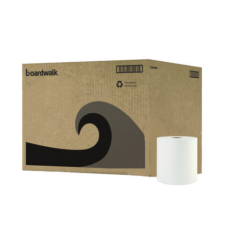 Hardwound+Paper+Towels%2C+1-Ply%2C+8%26quot%3B+x+800+ft%2C+White%2C+6+Rolls%2FCarton