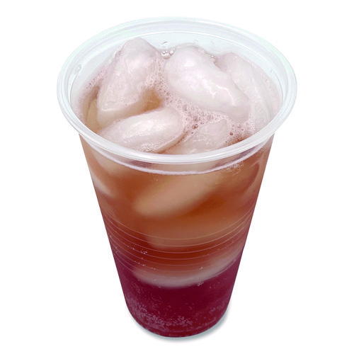 Picture of Translucent Plastic Cold Cups, 20 oz, Clear, 1,000/Carton