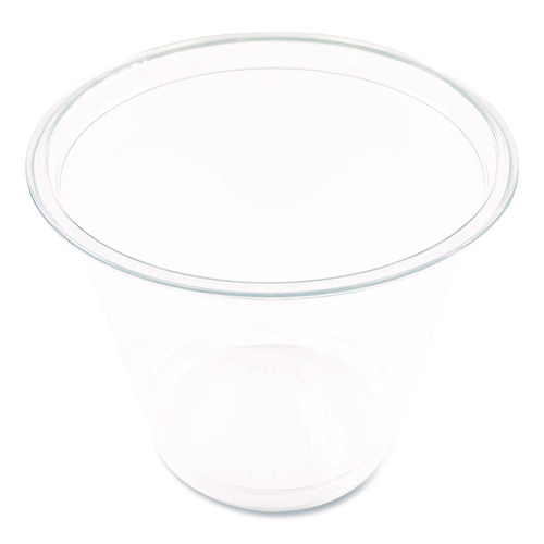 Picture of Clear Plastic Cold Cups, Squat, 9 oz, PET, 1,000/ Carton