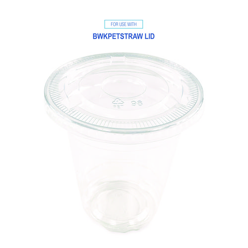 Picture of Clear Plastic Cold Cups, Squat, 12 oz, 1,000/Carton