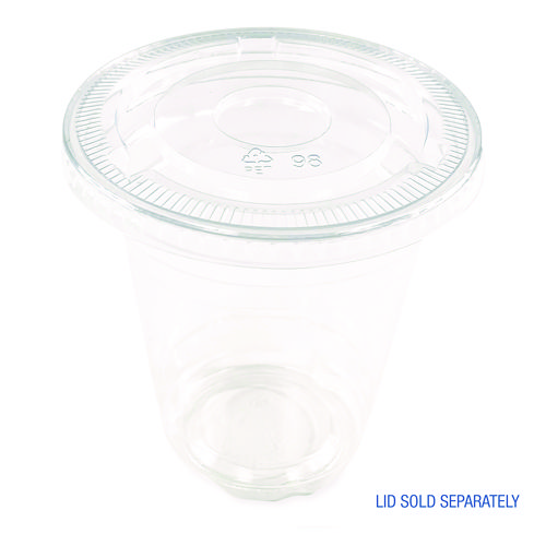 Picture of Clear Plastic Cold Cups, Squat, 12 oz, 1,000/Carton