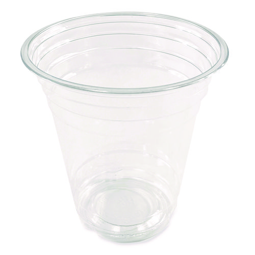 Picture of Clear Plastic Cold Cups, Squat, 12 oz, PET, 1,000/Carton