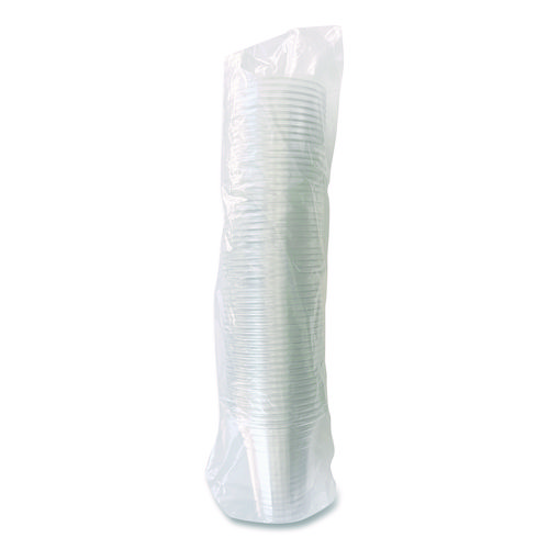 Picture of Clear Plastic PET Cups, 14 oz, 50/Bag, 20 Bags/Carton