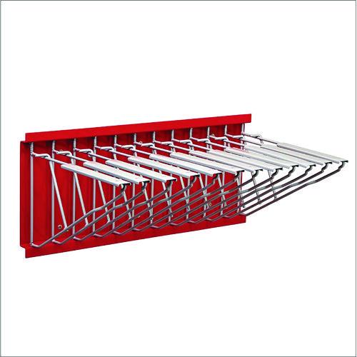 Picture of Large File Blueprint Pivot Wall Rack, Assorted Document Sizes Accommodated, 11" x 15.8" x 23.9", Red