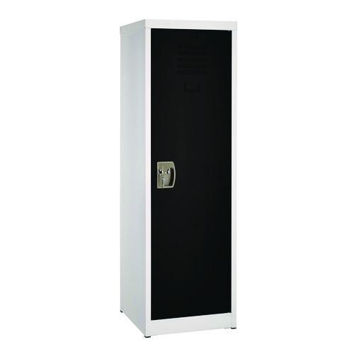 Picture of Steel Storage Locker, 1 Compartment, 15 x 15 x 48, Black