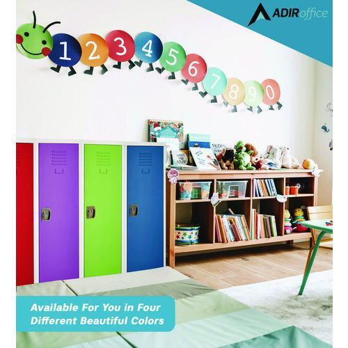 Picture of Steel Storage Locker, 1 Compartment, 15 x 15 x 48, Green