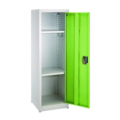 Picture of Steel Storage Locker, 1 Compartment, 15 x 15 x 48, Green