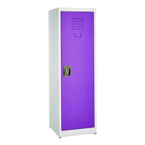 Picture of Steel Storage Locker, 1 Compartment, 15 x 15 x 48, Purple