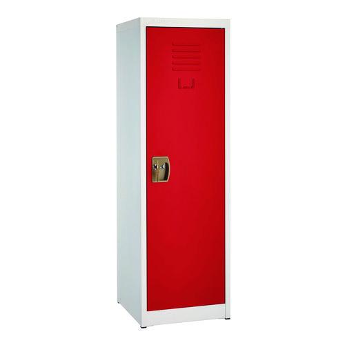 Picture of Steel Storage Locker, 1 Compartment, 15 x 15 x 48, Red