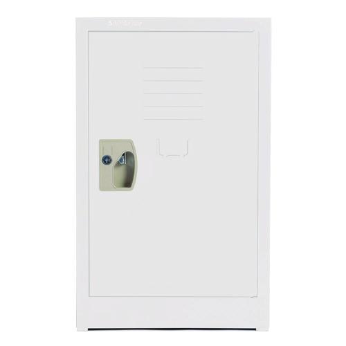 Picture of Steel Storage Locker, 1 Compartment, 15 x 15 x 24, White