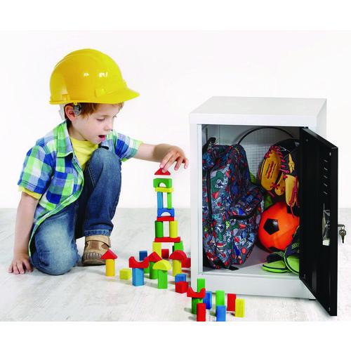 Picture of Steel Storage Locker, 1 Compartment, 15 x 15 x 24, Black