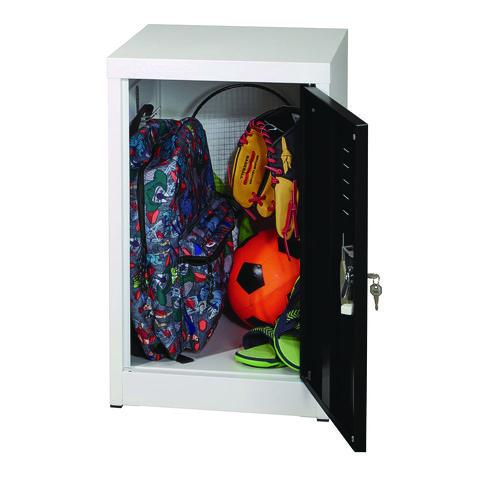 Picture of Steel Storage Locker, 1 Compartment, 15 x 15 x 24, Black