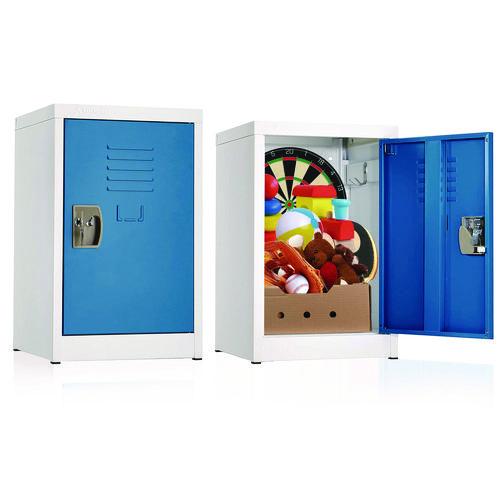 Picture of Steel Storage Locker, 1 Compartment, 15 x 15 x 24, Blue