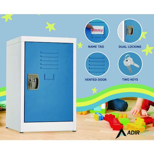 Picture of Steel Storage Locker, 1 Compartment, 15 x 15 x 24, Blue