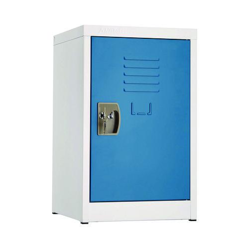 Picture of Steel Storage Locker, 1 Compartment, 15 x 15 x 24, Blue