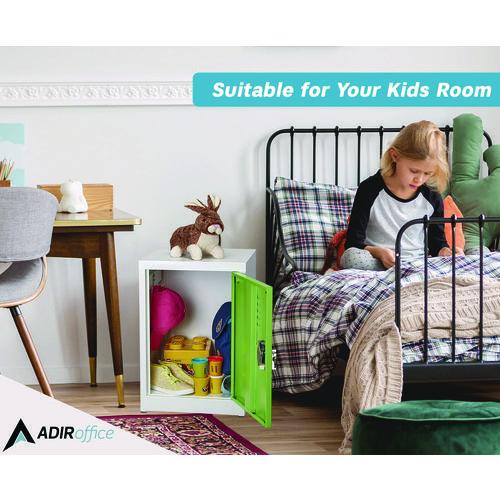 Picture of Steel Storage Locker, 1 Compartment, 15 x 15 x 24, Green