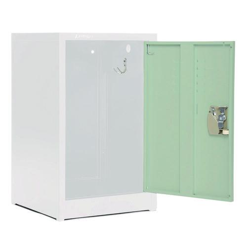 Picture of Steel Storage Locker, 1 Compartment, 15 x 15 x 24, Misty Green
