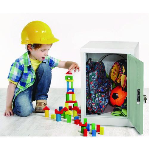 Picture of Steel Storage Locker, 1 Compartment, 15 x 15 x 24, Misty Green