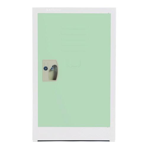 Picture of Steel Storage Locker, 1 Compartment, 15 x 15 x 24, Misty Green