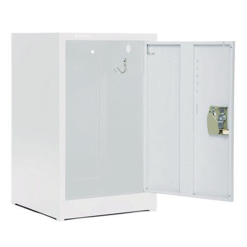 Picture of Steel Storage Locker, 1 Compartment, 15 x 15 x 24, White