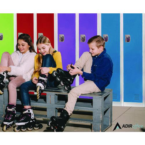 Picture of Steel Storage Locker, 1 Compartment, 12 x 12 x 72, Green