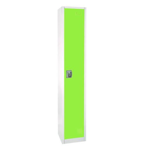 Picture of Steel Storage Locker, 1 Compartment, 12 x 12 x 72, Green