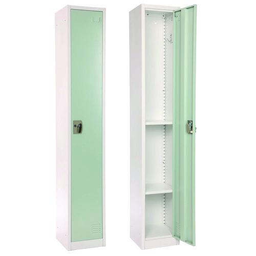 Picture of Steel Storage Locker, 1 Compartment, 12 x 12 x 72, Misty Green