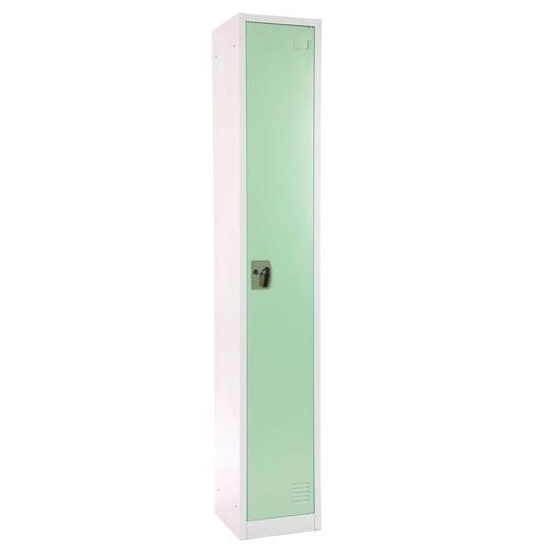 Picture of Steel Storage Locker, 1 Compartment, 12 x 12 x 72, Misty Green