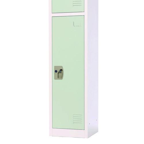 Picture of Steel Storage Locker, 1 Compartment, 12 x 12 x 72, Misty Green