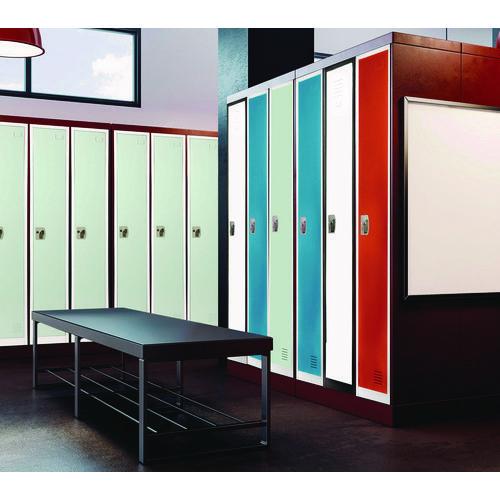 Picture of Steel Storage Locker, 1 Compartment, 12 x 12 x 72, Misty Green