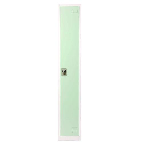 Picture of Steel Storage Locker, 1 Compartment, 12 x 12 x 72, Misty Green
