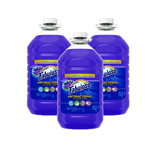 Picture of Antibacterial Multi-Purpose Cleaner, Lavender Scent, 169 oz Bottle, 3/Carton