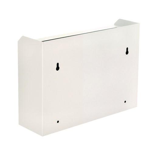 Picture of Medium Size Steel Multi-Purpose Secure Drop Box, 9.8 x 3.4 x 7.5, White