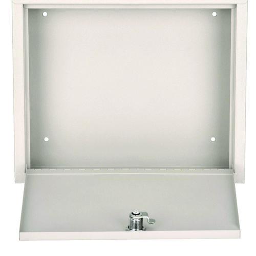 Picture of Large Size Steel Multi-Purpose Secure Drop Box, 12 x 3 x 10, White