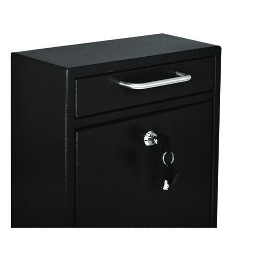 Picture of Medium Ultimate Wall Mounted Mail Box, 10.4 x 4.5 x 12, Black