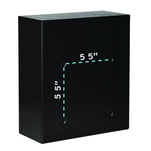 Picture of Medium Ultimate Wall Mounted Mail Box, 10.4 x 4.5 x 12, Black