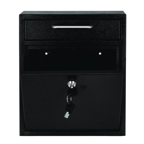 Picture of Medium Ultimate Wall Mounted Mail Box, 10.4 x 4.5 x 12, Black