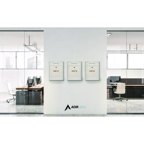 Picture of Large Ultimate Secure Drop Box Wall Mounted Mail Box, 11.2 x 4.7 x 16.2, White
