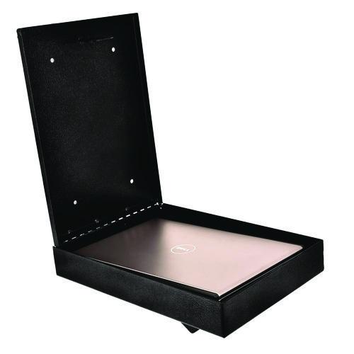 Picture of Large Wall Mounted Weatherproof Steel Secure Drop Box, 11 x 2.4 x 16, Black