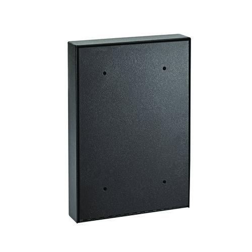 Picture of Large Wall Mounted Weatherproof Steel Secure Drop Box, 11 x 2.4 x 16, Black
