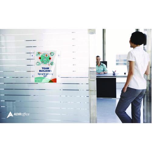 Picture of Clear Suction Acrylic Window Sign Holder, 8 x 11, Clear Frame, 2/Pack