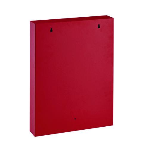 Picture of Steel Digital Lock Key Cabinet, 60-Key, 13 x 2.6 x 17, Stainless Steel 304, Red