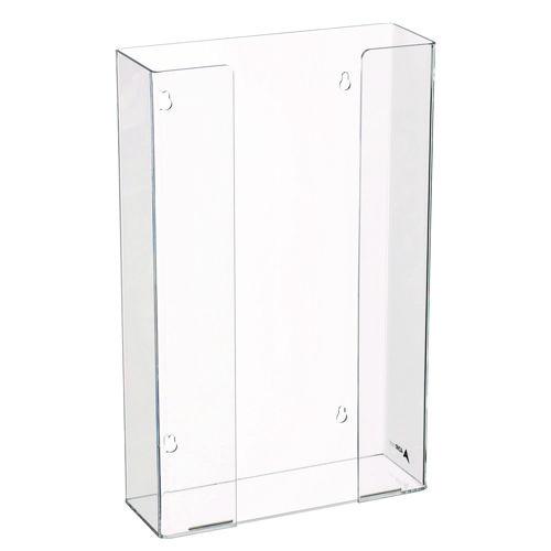 Picture of Acrylic Glove Dispenser, Triple Box Capacity, 10.2 x 3.5 x 16.1, Clear