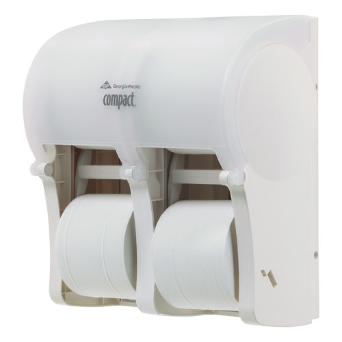 Picture of Compact Quad Vertical 4-Roll Coreless Tissue Dispenser, 12.06 x 8 x 14.44, White