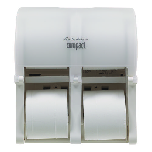 Picture of Compact Quad Vertical 4-Roll Coreless Tissue Dispenser, 12.06 x 8 x 14.44, White