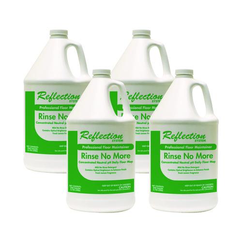 Picture of Rinse-No-More Floor Cleaner, Lemon Scent, 1 gal, Bottle, 4/Carton