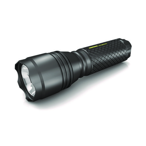 Picture of LED Aluminum Flashlight, 3 AAA Batteries (Included), Black