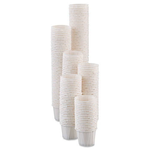 Picture of Paper Portion Cups, 0.5 oz, White, 250/Bag, 20 Bags/Carton