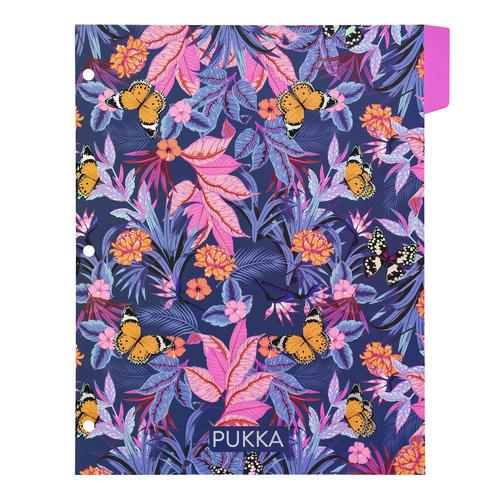 Picture of Letter Size Reversible Dividers, 5-Tab, 11 x 8.5, Assorted Colors, 1 Set