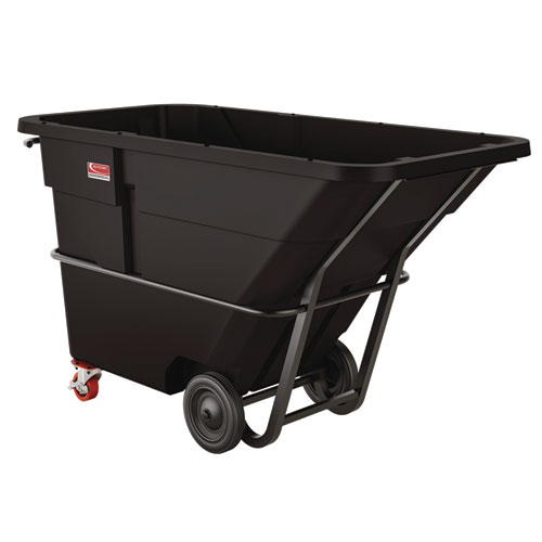 Picture of Standard Duty Tilt Truck, 1.5 cu yd, Plastic, Black/Red